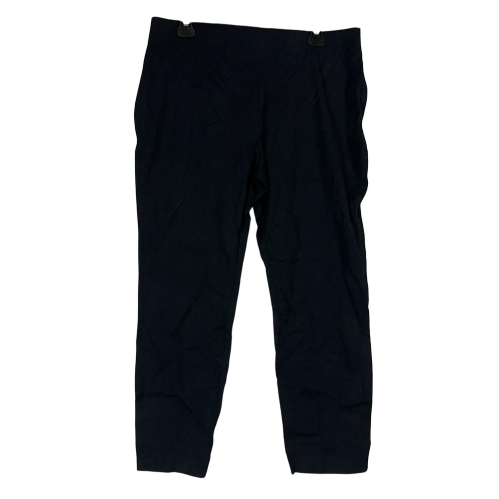 A New Day Pants Womens 14 Black Skinny Ankle High Rise Stretch Dress Work